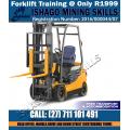 Forklift training, rustenburg, johannesburg, pretoria +27711101491