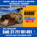 Front end loader training in rustenburg, thabazimbi, Northarm, pretoria, Johannesburg +27711101491 