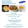 Heartwarming winter soups at Samsung Brand Store