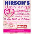 Mother’s Day Cooking at Hirsch Umhlanga