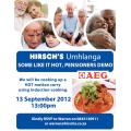 Some Like It Hot, Pensioners Demo at Hirsch's Umhlanga