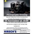 Photography Evening at Hirsch's