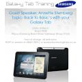 Samsung Galaxy Tab Training