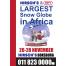 THE BIGGEST SNOW GLOBE IN THE WORLD – AT A HIRSCH BOKSBURG  created