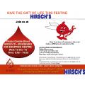 Hirsch's and SANBS blood drive